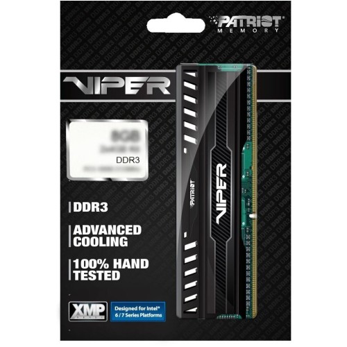 Модуль памяти Patriot DIMM DDR3 16Gb VIPER3 KIT (8GbX2) 1866MHz CL10 [PV316G186C0K] Black Mamba